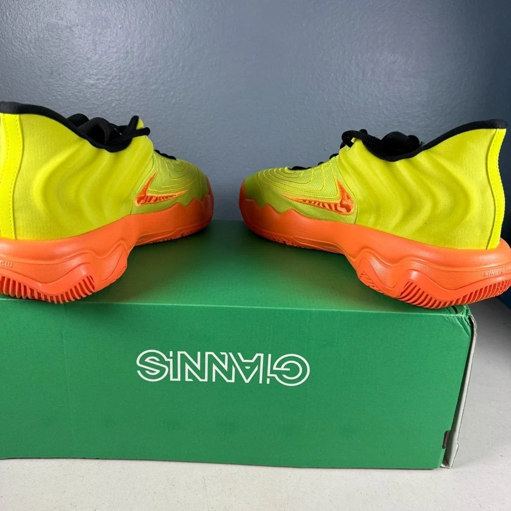 Nike‎ Giannis Immortality 4 Cyber Bright Neon Basketball Shoes Mens Size 14